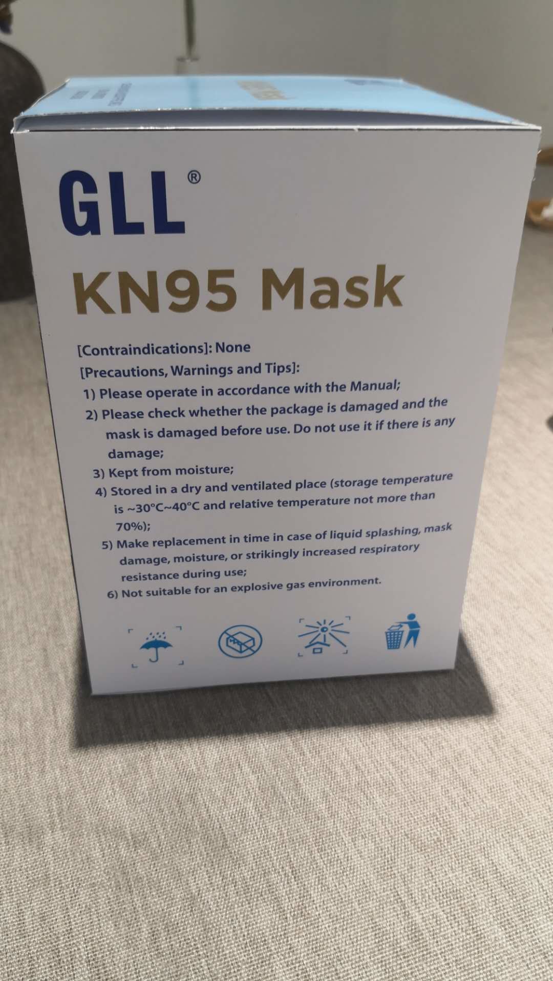 Ear Wearing Type Medical Protective Masks Confirm To FFP2 Standard