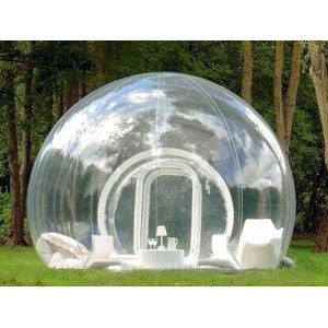 Clear Inflatable Bubble Tent with Two Room One Tunnel