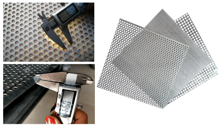 2B Finish 304 Perforated Stainless Steel Sheet Metal Partition Customized