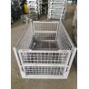 Buy cheap High quality industrial collapsible storage stacking galvanized euro metal steel from wholesalers