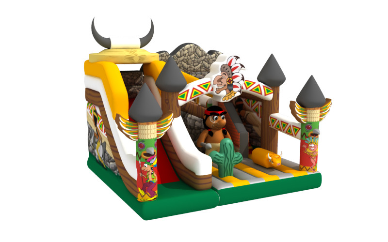 Indian Style 7x6x5.4m Double Stitching Inflatable Jump House