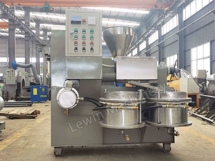 Small Scale Cold And Hot Oil Press Machine Automatic Cooking Oil Presser Cooking Sunflower Oil Press Machine