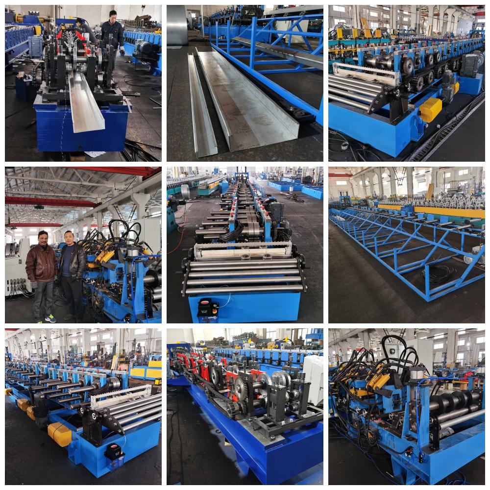 11kw U/C&Z Purlin Forming Machine For Cr12 Tile Rolling