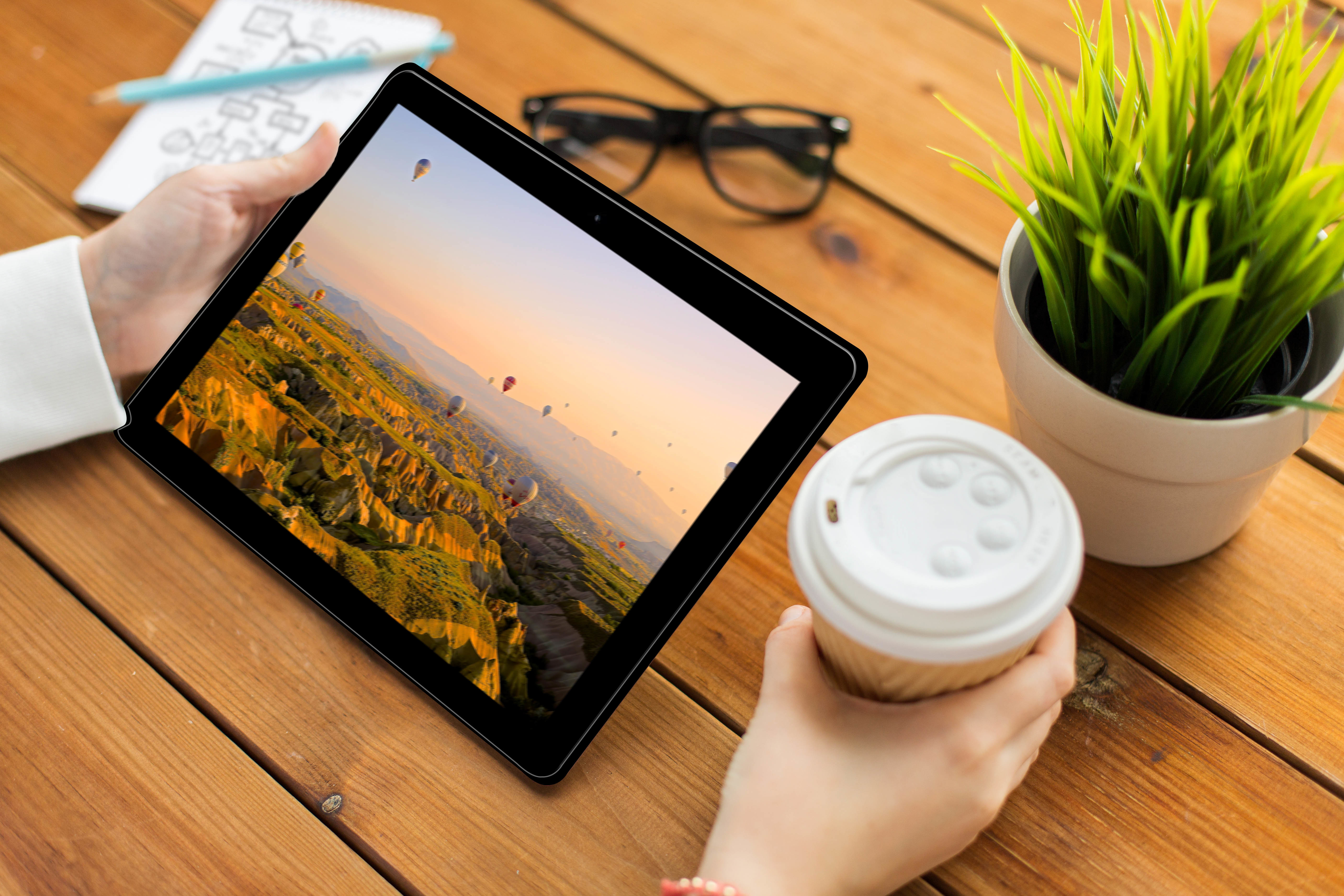 8 Inch Portable Tablet PC IPS 1280*800 A133 Android 12 Go System 3000mah Battery