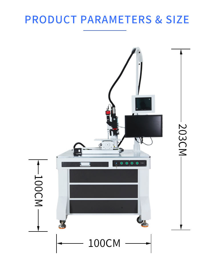 200w 300w 400w Yag Laser Welding Machine Stainless Steel Titanium Mold Repair Welder