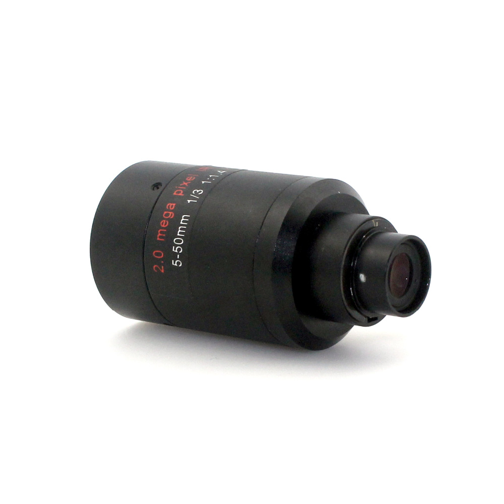 2Megapixel 5-50mm Varifocal Lens D14 Mount View About 100m For Analog/720P/1080P AHD/CVI/TVI/IP CCTV Camera
