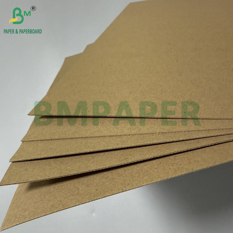 3 Ply Micro Corrugated Cardboard Sheets Kraft Brown N Flute G Flute 70 X 100cm