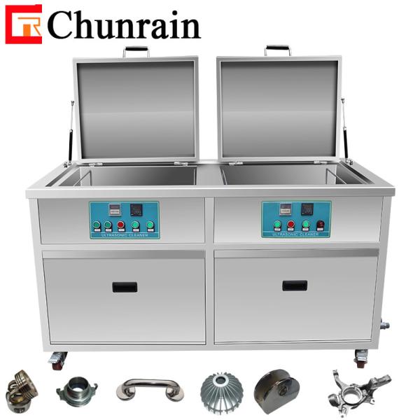 FCC Large Industrial Multi Tank Ultrasonic Cleaner For Truck Motor Engine Parts
