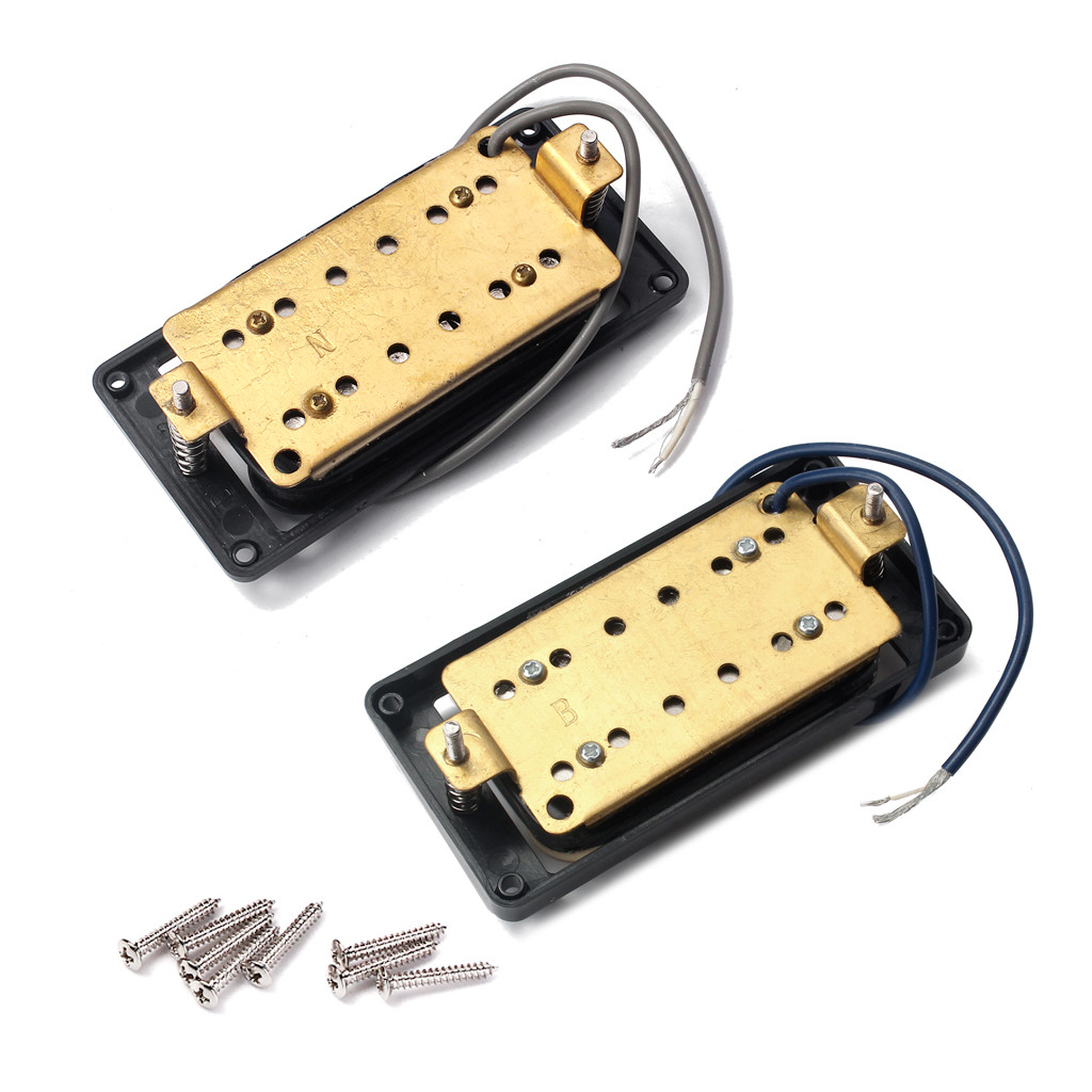 Double Coil Pickups Zebra Humbucker Pickup Vintage Magnet LP Guitars Black Cream Cover