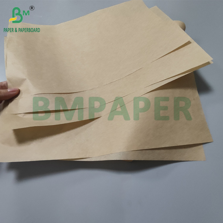 40gsm Unbleached Silicon Greaseproof Paper For Air Fryer 40 x 60cm Nonstick