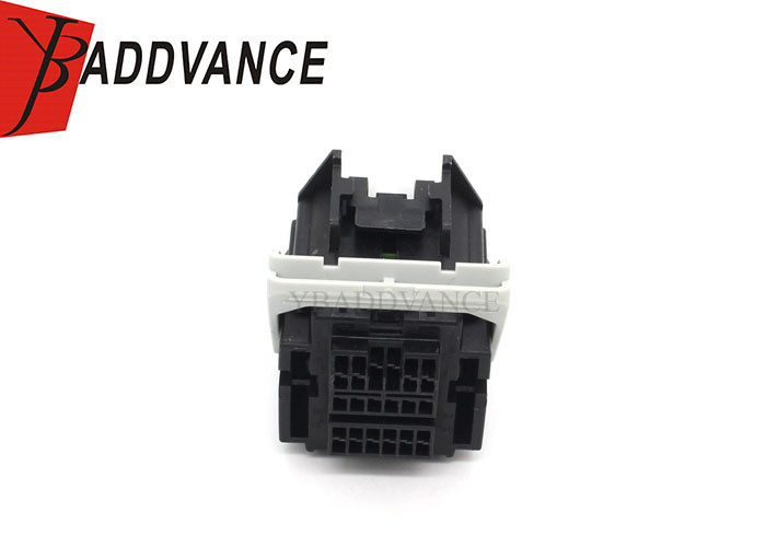 30 Pin Female Black PA66 GF35 Waterproof Automotive Connectors Housing