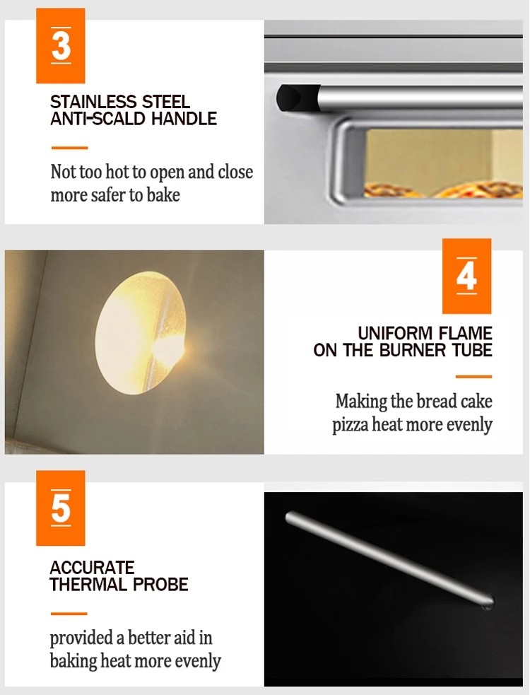 Multi Functional Bakery Oevn Customized Kitchen Appliance Electric Garland Sunfire 6 Burner Range