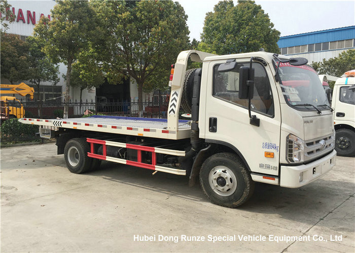 Foton Flat Bed Breakdown Recovery Vehicle , Car Carrier Tow Truck