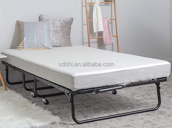 Modern Design Stainless Steel Metal Foldaway Bed Frame for King/Double/Queen Sizes