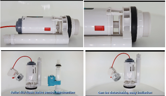 Onsite Installation Universal Toilet Repair Kit Dual Flush Valve
