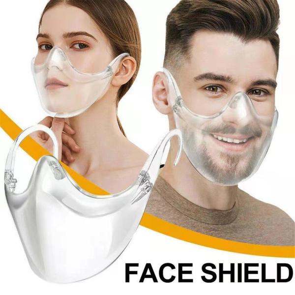 Quality Anti Fog Plastic Protective Face Shield Safety Visor Face Shield With Box Clear PC Face Shield for sale