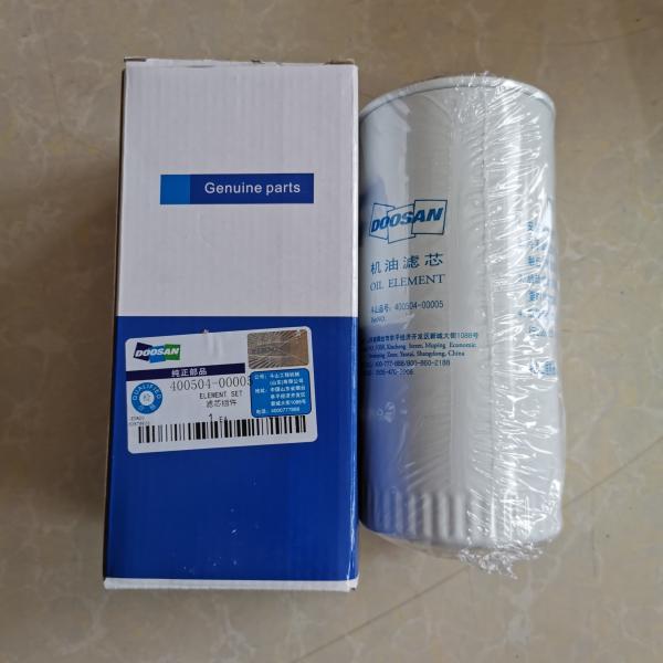Top quality Excavator Oil Filter 400504-00005 For Doosan Wheel Loader,excavator