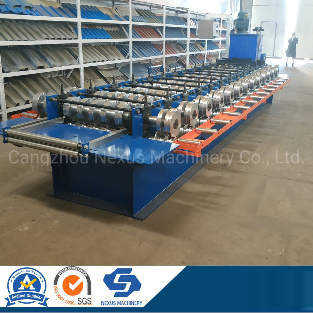 Standing Seam Metal Roof Panel Steel Sheet Roll Forming Machine