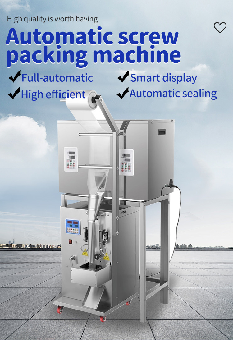 High Grade Automatic Hardware Fittings Screw Sorting Counting Small Bag Pouch Furniture Accessories Packing Machine