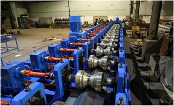 Gear Box And Gimbal Driving Guardrail Roll Forming Machine PLC Control