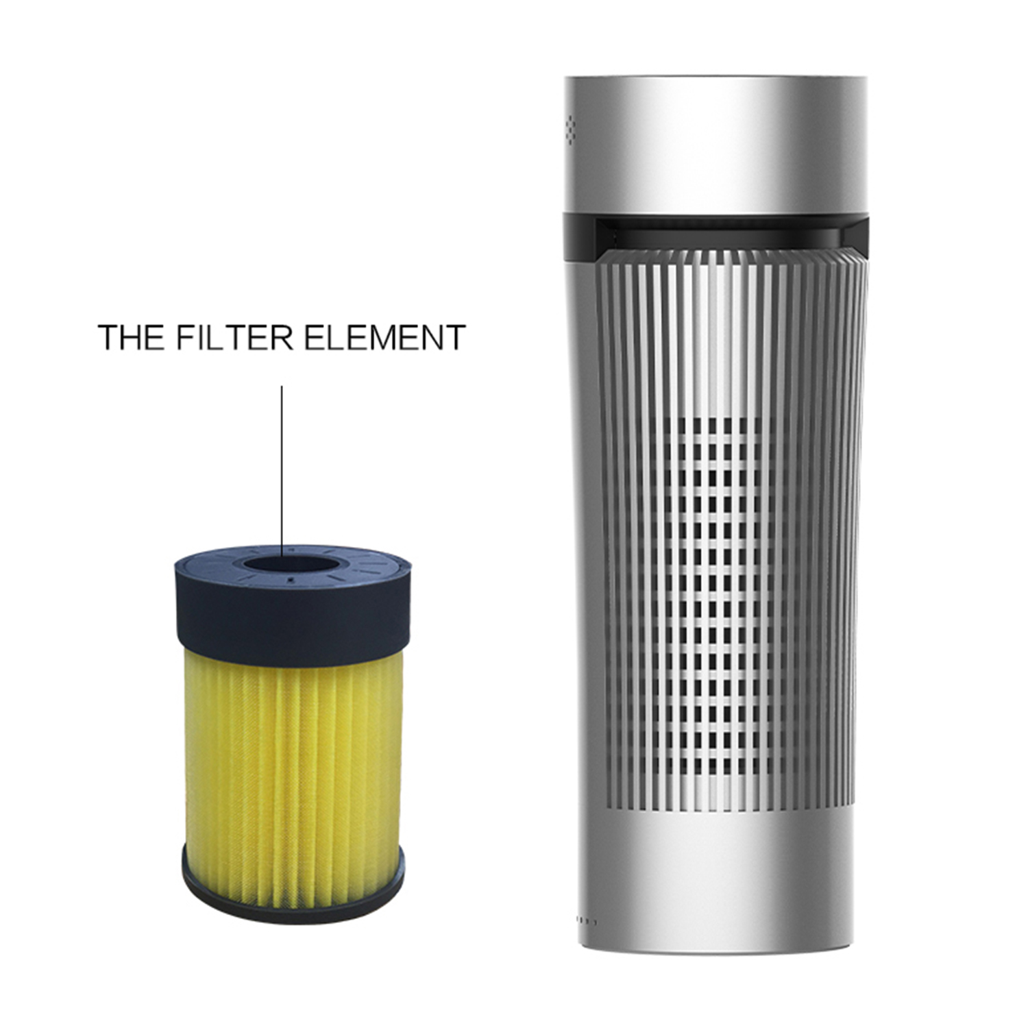 ABS UV Odor Air Filter Dual Disinfecting UVC H13 HEPA Air Filter