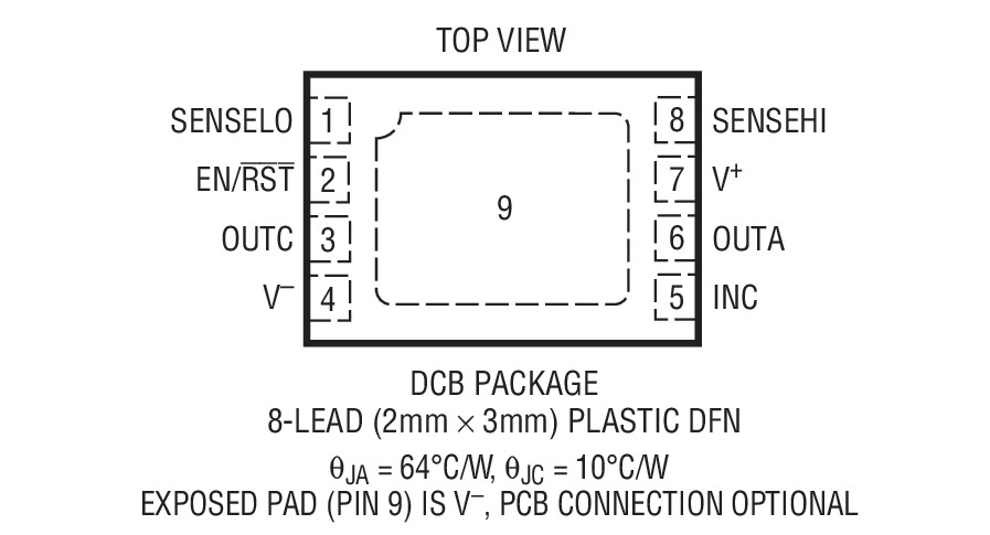 Precision Current Sense Amplifier IC Chips LT6108IDCB-2#TRMPBF