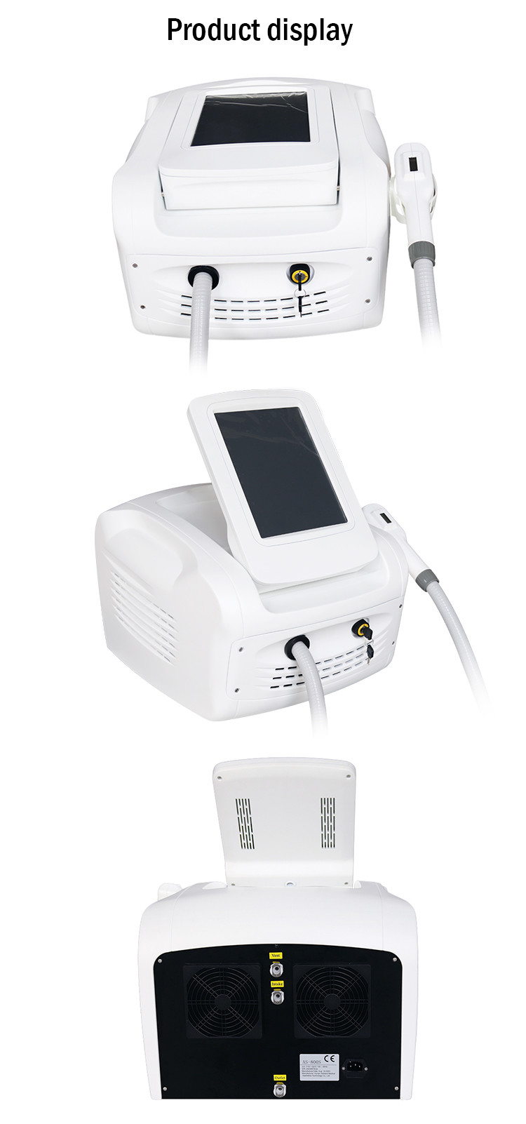 1800w Fiber Coupled Diode Laser Permanent Hair Removal Laser Machine