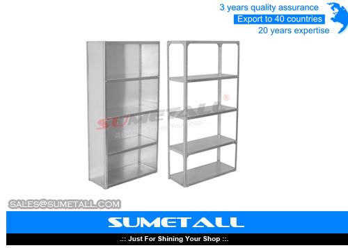 Commercial Slotted Angle Shelving / Heavy Duty Metal Shelving Corrosion