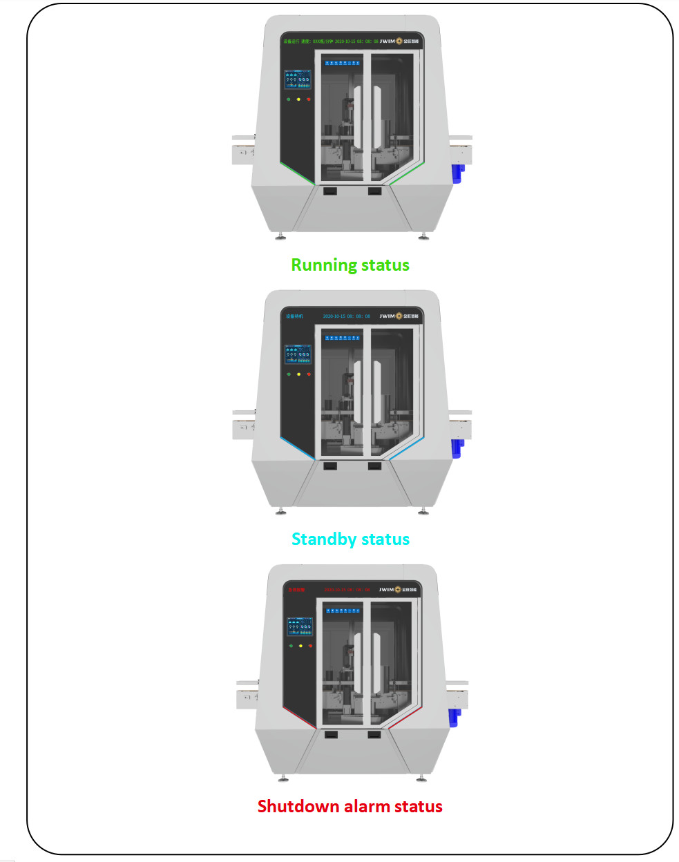 50ml 7000BPH / 500ml 5000BPH High Speed Positioning Sticker Labeling Machine