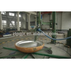 High Precision Metal Buffing Machine Durable Dish End Polishing Machine
