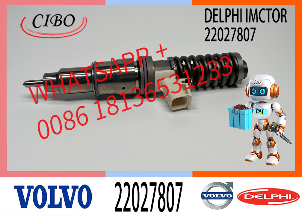 Fuel Injector Common Rail Injector 22027807 BEBE4L10001 for VOL-VO MD11 US13 D12 D13