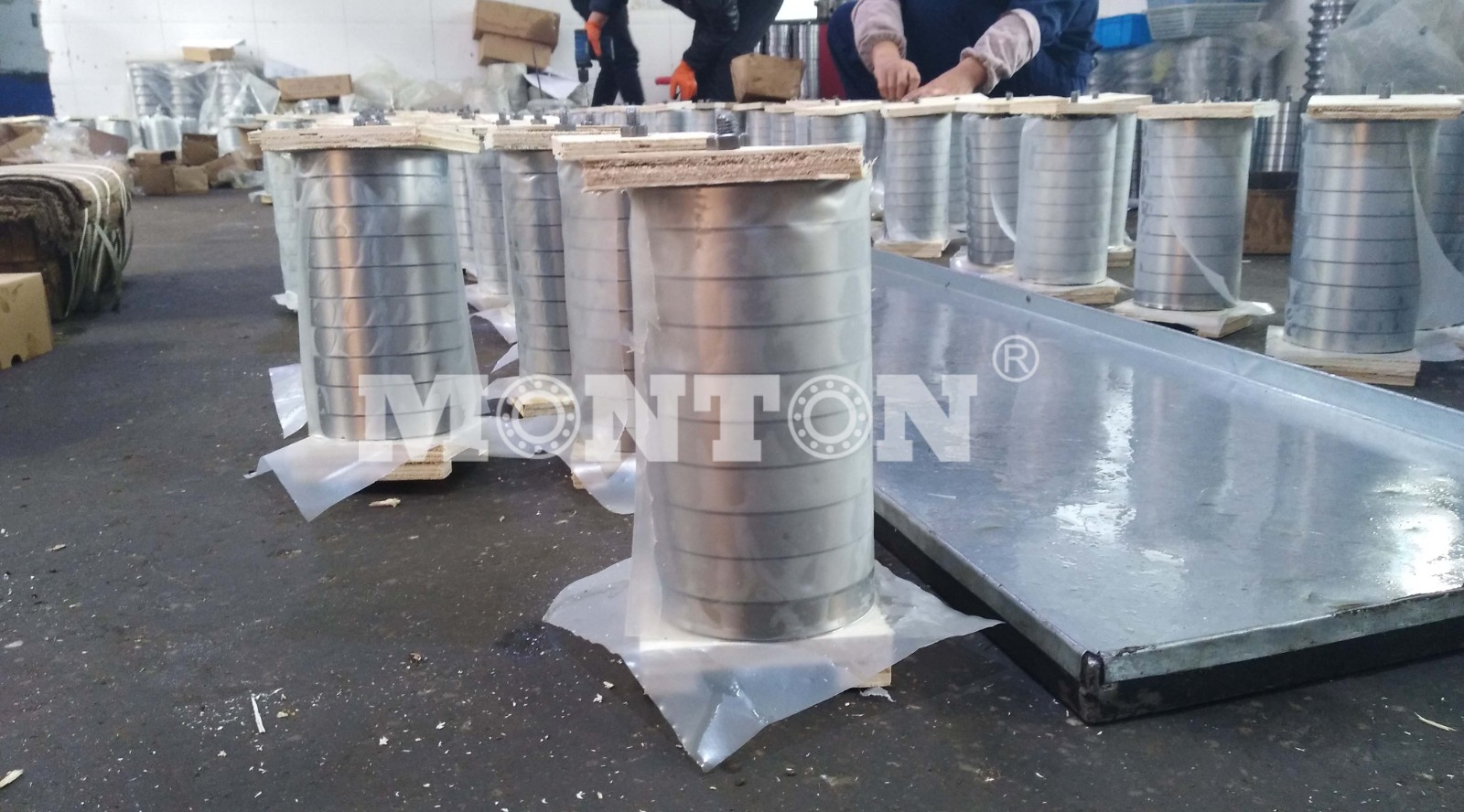 128705 27.81 mm*45.40 mm*88.90 mm Mud Stack Thrust Bearings Mud Motor Bearings For Downhole Drill