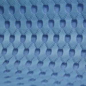 Dyed Pattern Air Mesh Fabric Moisture Absorbent Knitted 3mm 3D Mesh Material