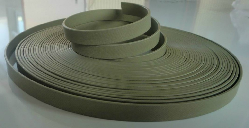 Brown PTFE Packing Guide Stripe Tape (GST) , Thickness 0.8mm , 1.0mm , 1.5mm