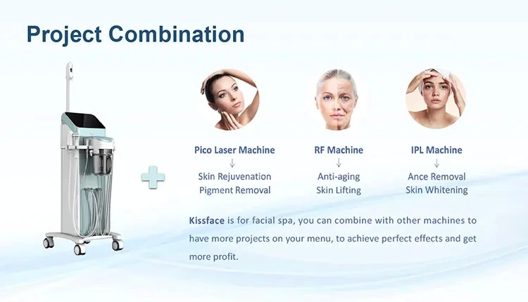 Hydrafacial Water Dermabrasion Peeling Skin Whitening Aqua Oxygen Facial Machine