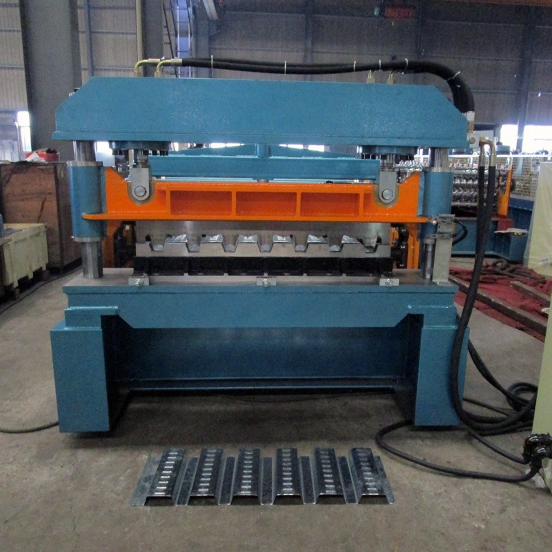 Profile 1.2MM Deck Floor Roll Forming Machine With Pressing Dot