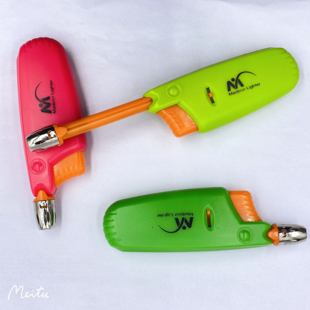 BBQ Grill Lighter Refillable Butane Gas Candle Kitchen Stove Lighter