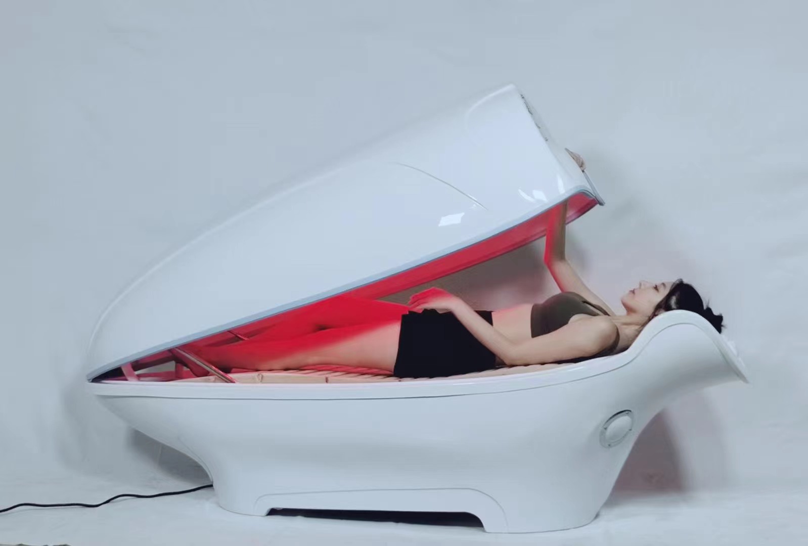 Led Photon Infrared Sauna Pod Ozone Steam Weight Loss Capsule Machine
