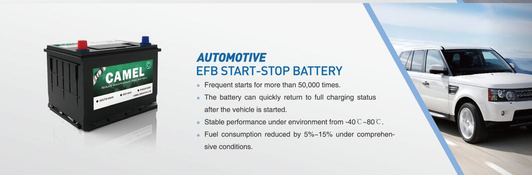 Lead Acid Efb Stop Start Battery For Start Stop System 12V 70Ah