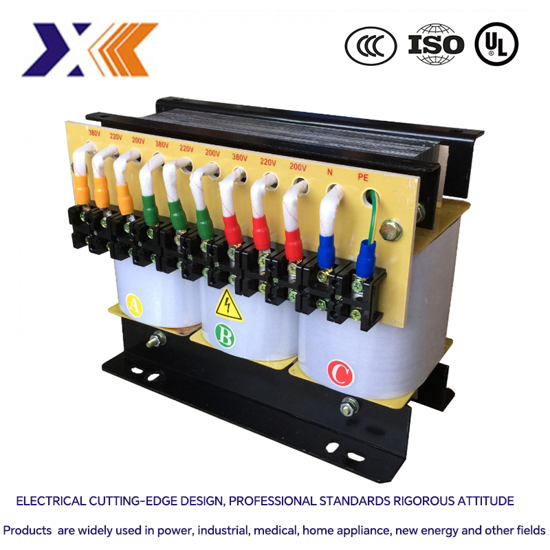 Energy-Saving Multi-Winding Three Phase Step-Down Transformer for Electric Devices