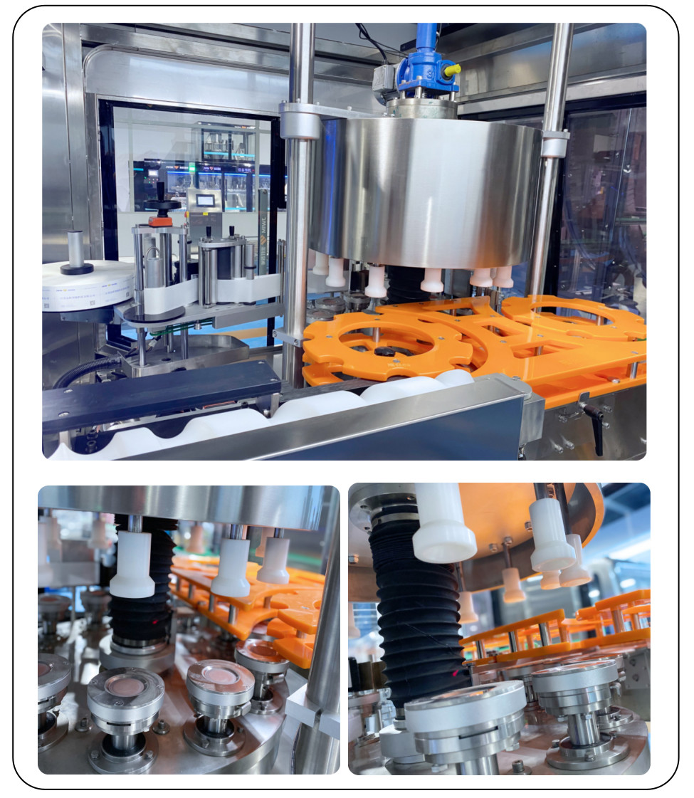 TN-12-2H Round Bottle Rotary High Speed Labeling Machine 12000 BPH