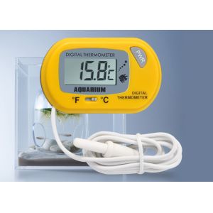  ABS Plastic LCD Instant Read Digital Thermometer For Fishbowl Easy To Read Manufactures