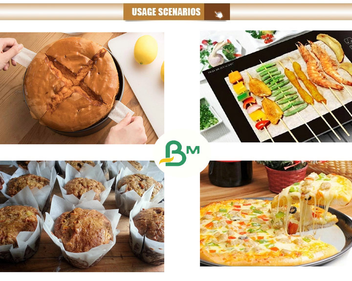 22gsm 28gsm Food Grade Greaseproof Cake Wrapping Paper For Baking Customized