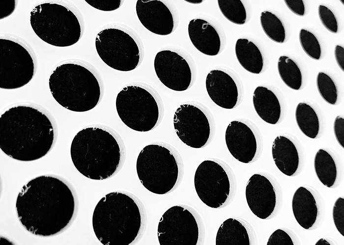 Custom Hard Hdpe Perforated Plastic Panels Powder Coating