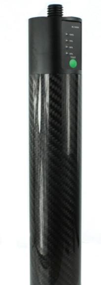 External Power Battery 20000MAH Gps Antenna Pole 60mm Carbon Fiber Extension