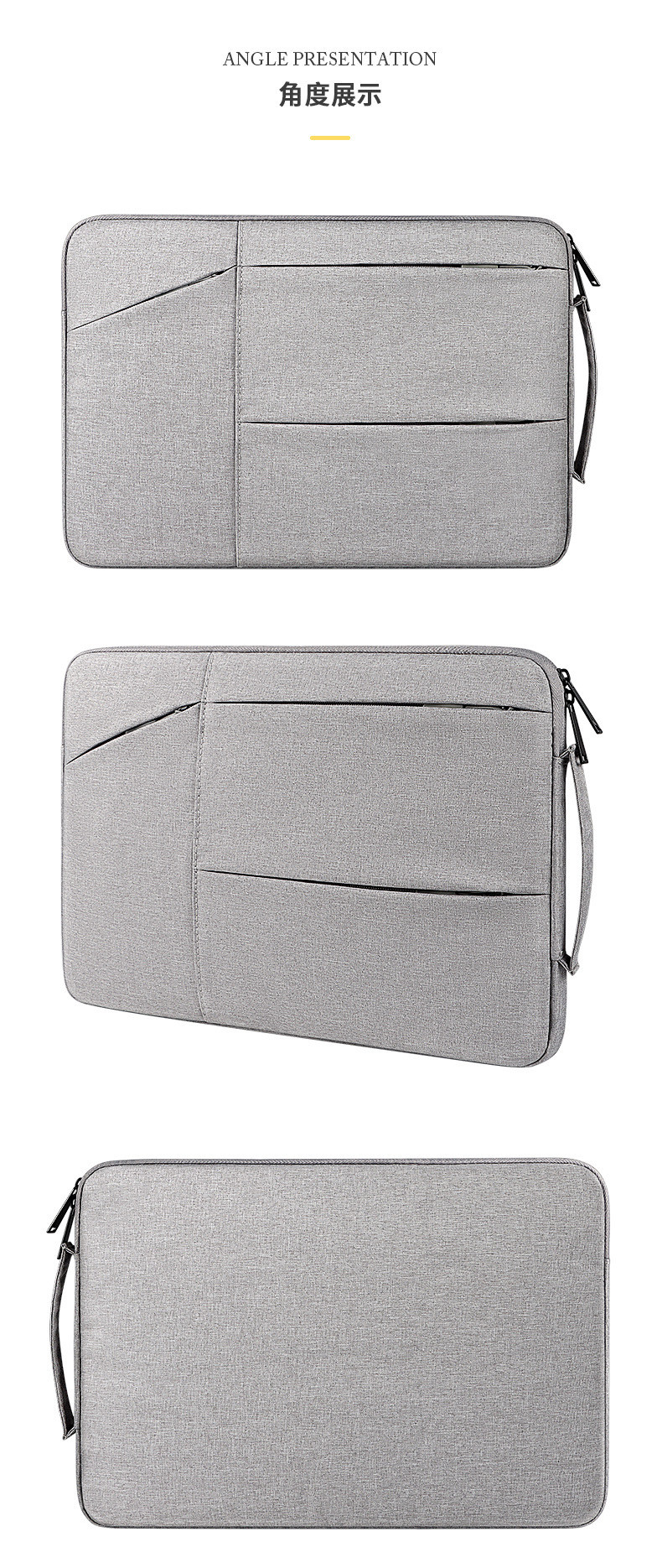 Custom Logo 10.5 Inch Washable Laptop Sleeve Computer Notebook Tablet Universal