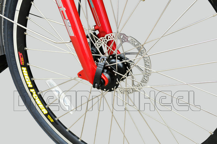 Gear Motor Electric Urban Bike 48V 500W With Tektro Hydraulic Disc Brake