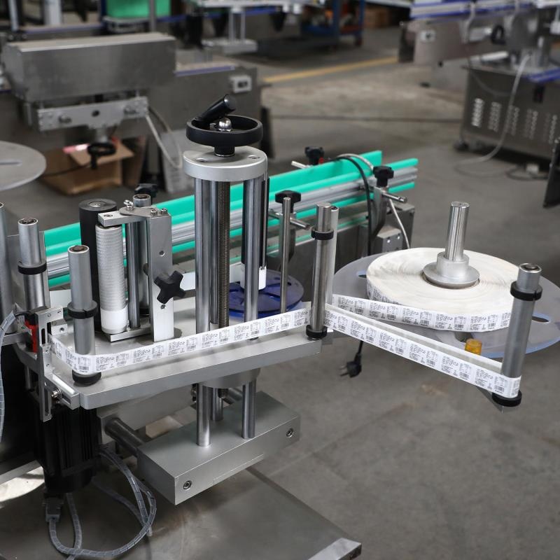 Flat / Square / Round Sticker Maker Machine , Plastic / Glass Bottle Sticker Printing Machine