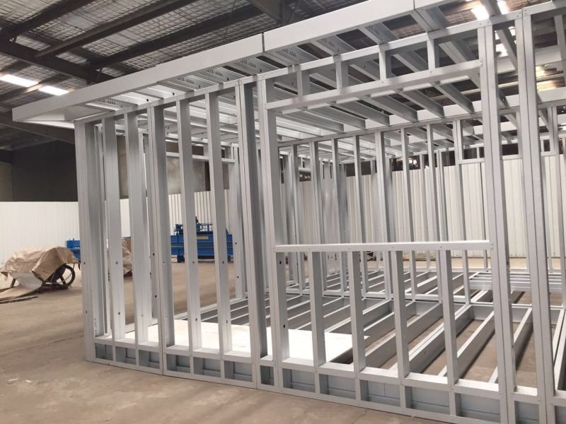 Contemporary Beautiful Light Steel House Construction Modular Prefab Comfortable