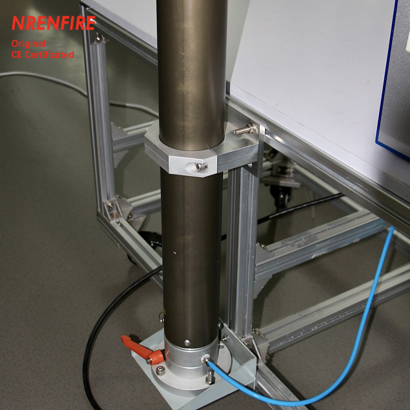 4.6m pneumatic telescopic mast light tower-inside wires-4x60W LED-remote control-for mobile light tower or solar tower